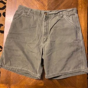 Carhartt VTG Shorts. Army green. Made in USA. Size 36. Excellent condition.
